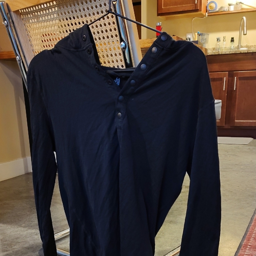 Black Long Sleeve Men's Shirt